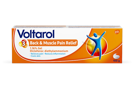 Voltarol Back & Muscle Pain Relief 1.16% Gel
